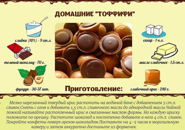 Как сделать разные сладости в домашних условиях
