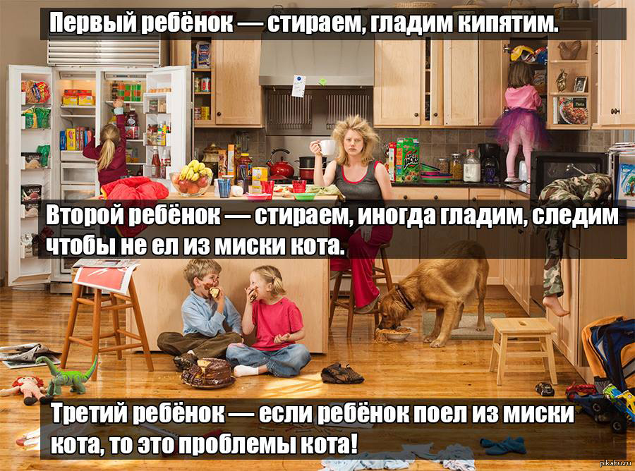 Анекдоты про второго и третьего ребенка Анекдоты про второго и третьего ребенка