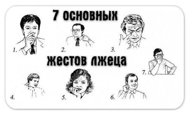 10 спосабакак узнать лжеца 10 спосабакак узнать лжеца