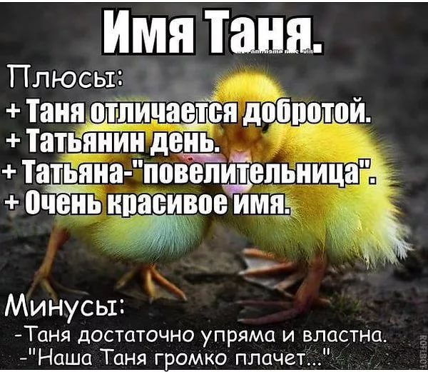 Прикольные, приколы в картинках про татьяну